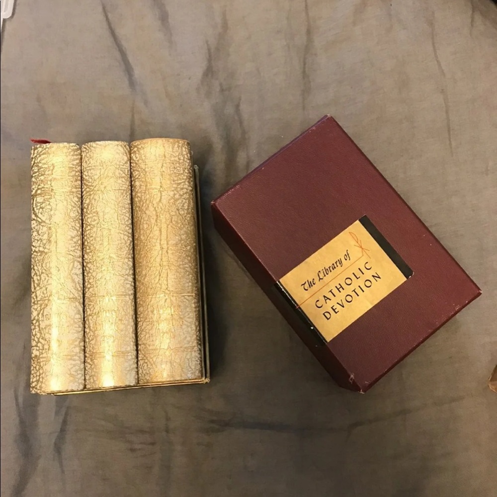 Catholic devotional books from 1954